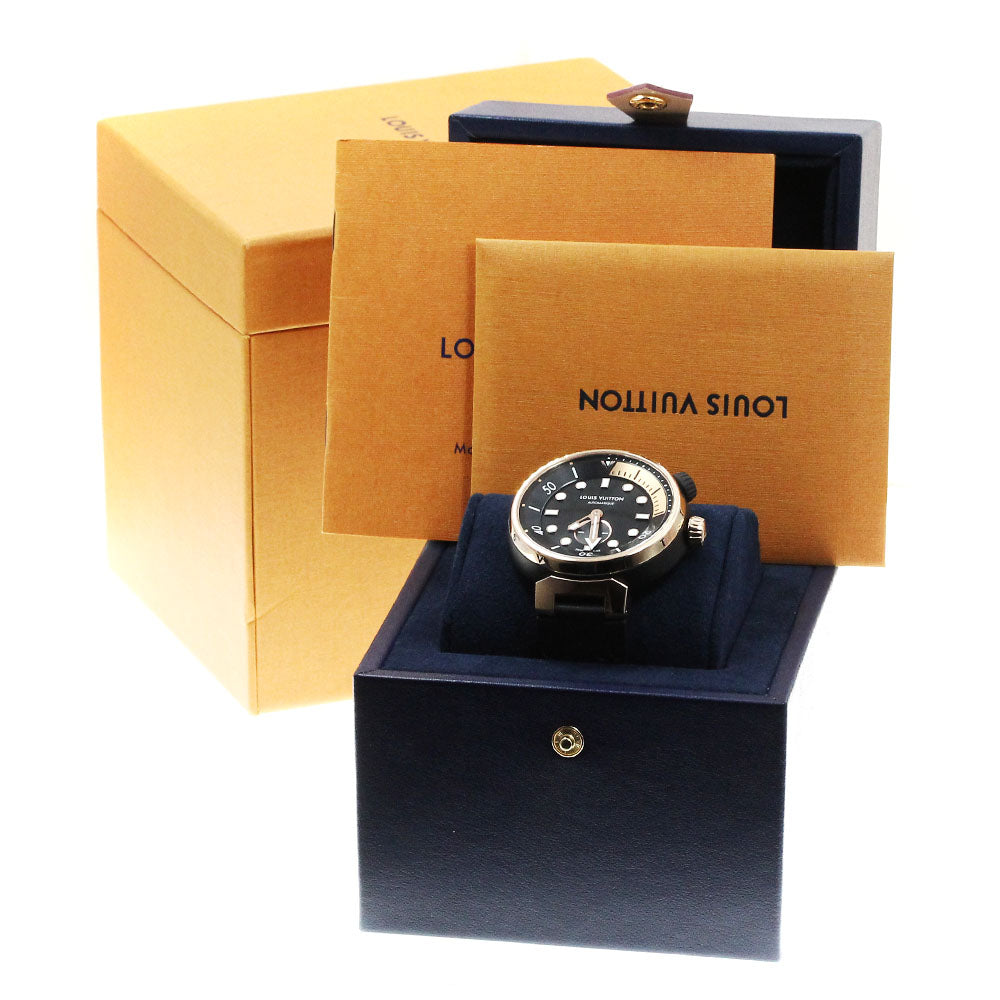 LOUIS VUITTON Tambour Street Diver QA123 Small seconds Automatic Men's _817467