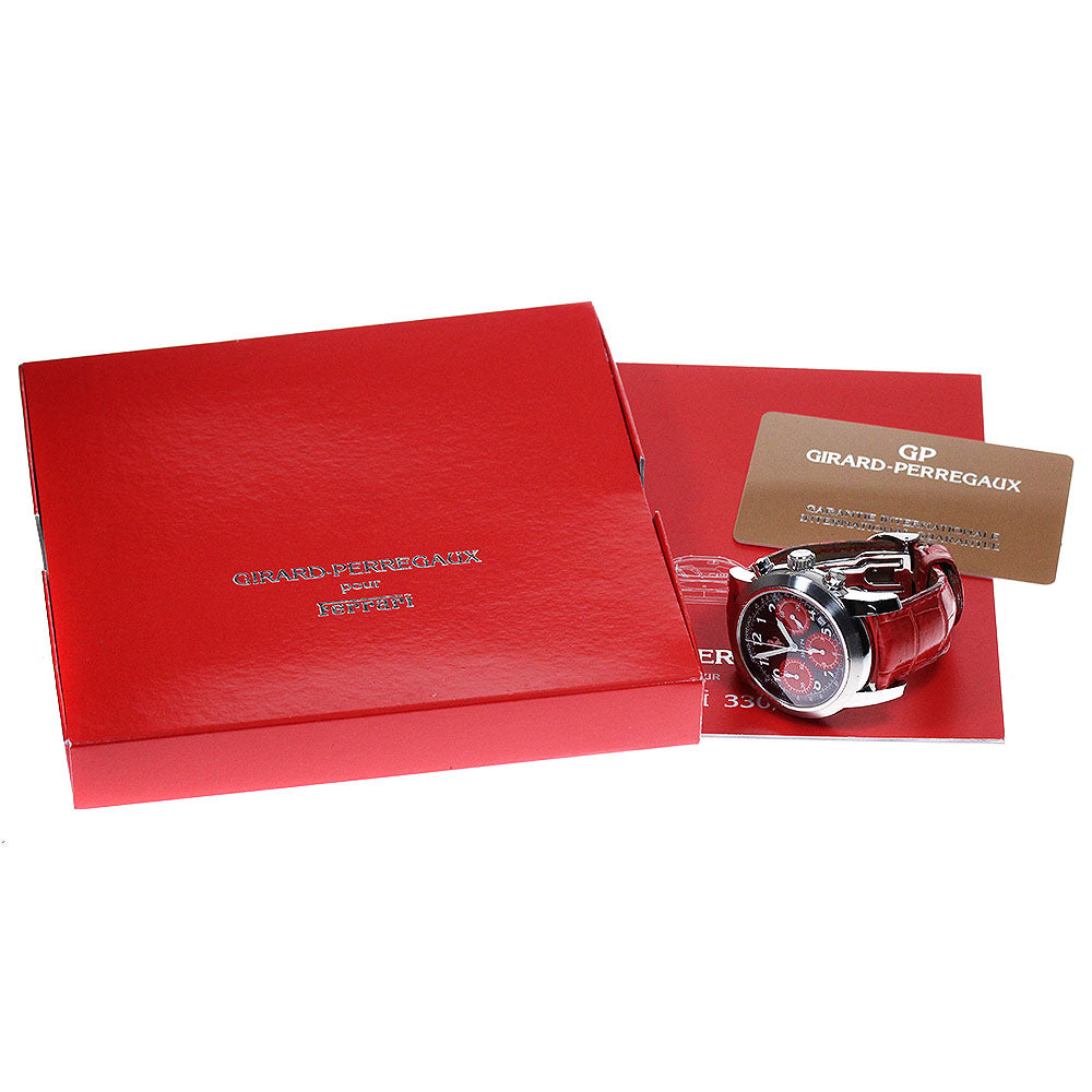 GIRARD PERREGAUX Ferrari 8028 Chronograph Black / red Dial Automatic Men's Watch_817475