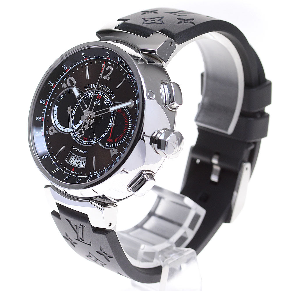 LOUIS VUITTON Tambour Chronograph Voyage Q102A Limited to 688 AT Men's_817534