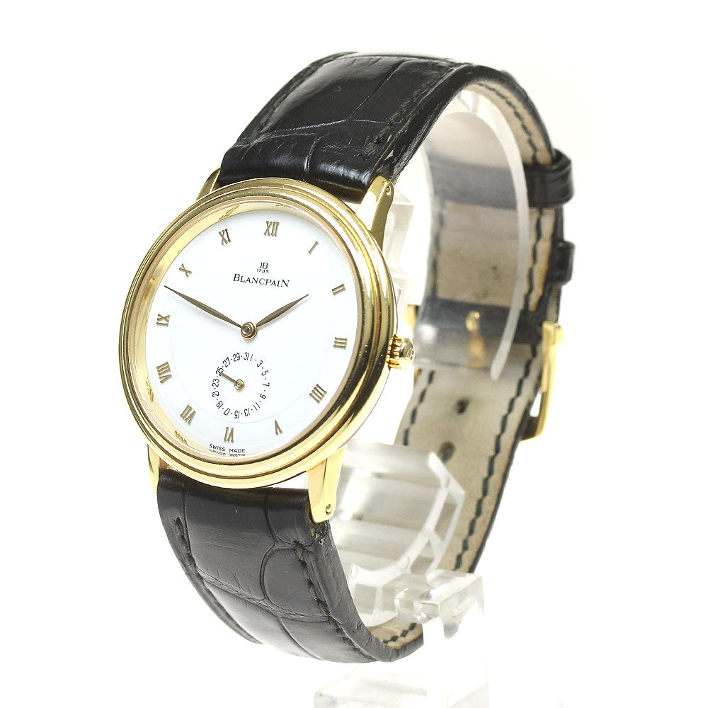 Blancpain Villeret 4795 K18YG date white Dial Automatic Men's Watch_817535