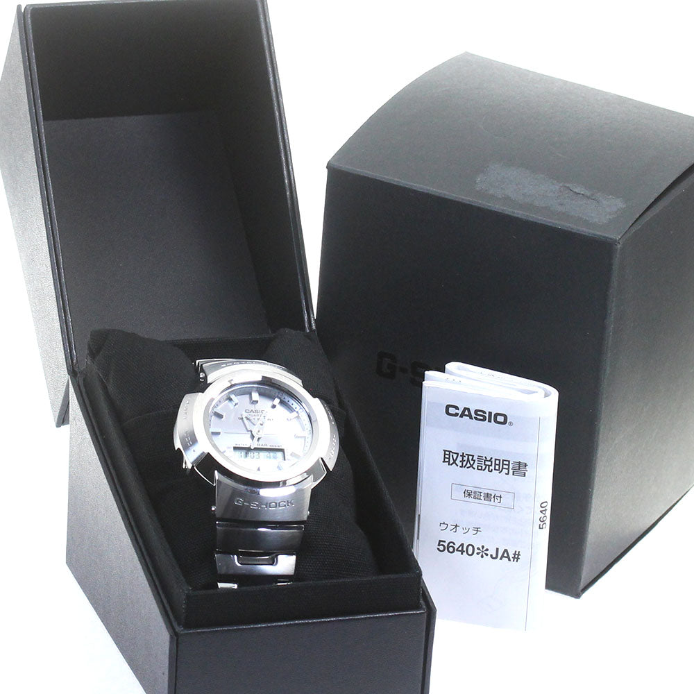 CASIO G shock AWM-500D-1A8JF Full metal Solar Powered Radio Men's Watch_817919