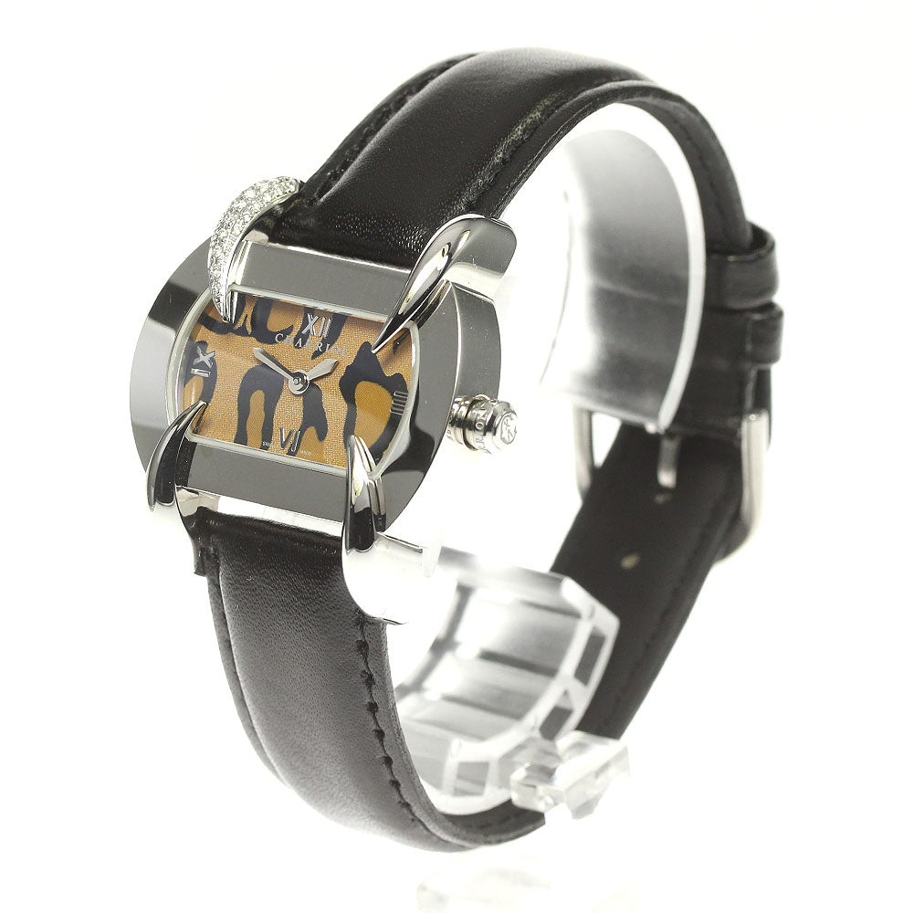CHARRIOL Kucha KUCHTS Rug diamond Brown Dial Quartz Ladies Watch_818276