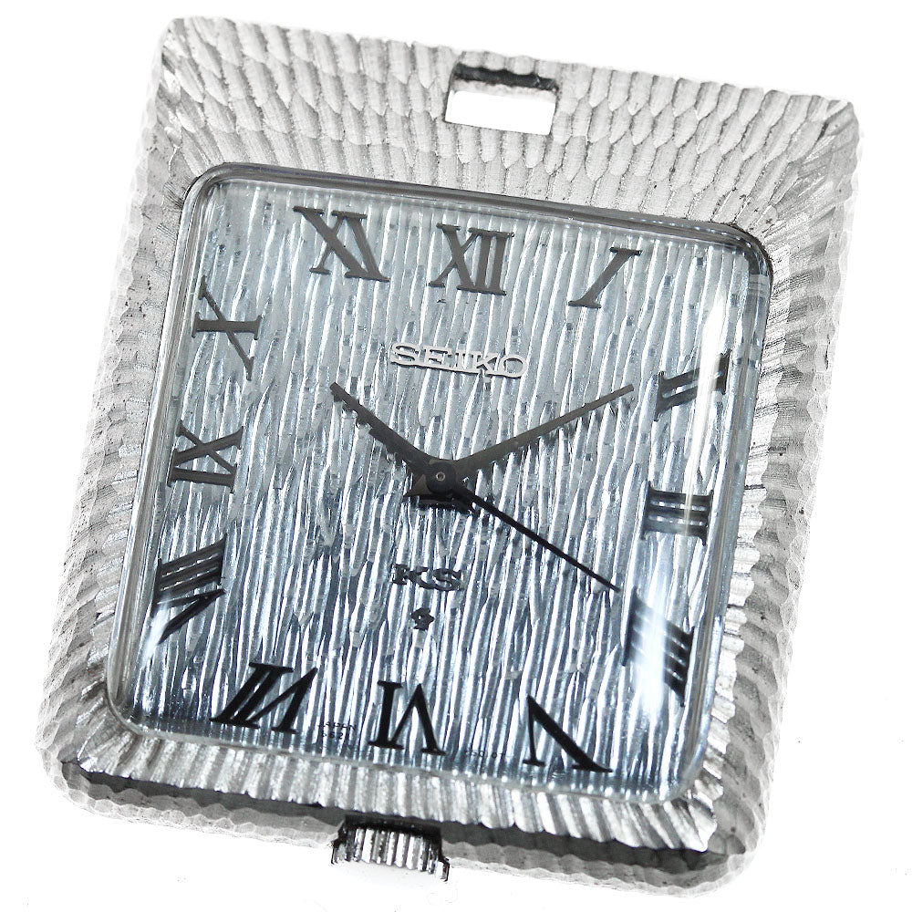 SEIKO King Seiko Pocket Watch SV925 Silver Dial Hand Winding Boy's Pocket watch_818416