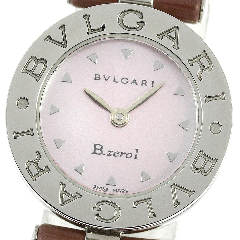 BVLGARI B-zero1 BZ22S Pink shell Dial Quartz Ladies Watch_818430