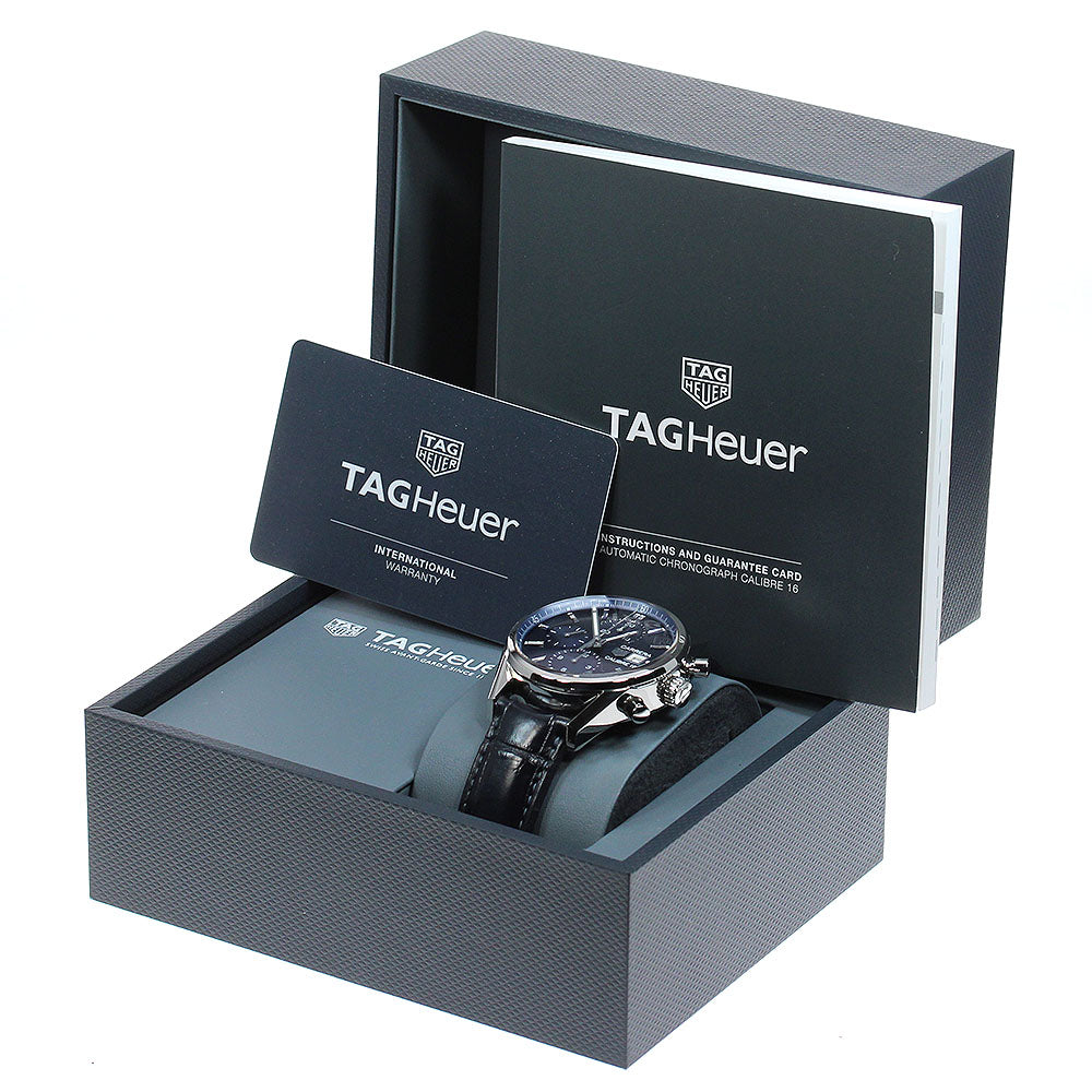 TAG HEUER Carrera Caliber 16 CBK2112 Chronograph Navy Dial Automatic Men's Watch_818445