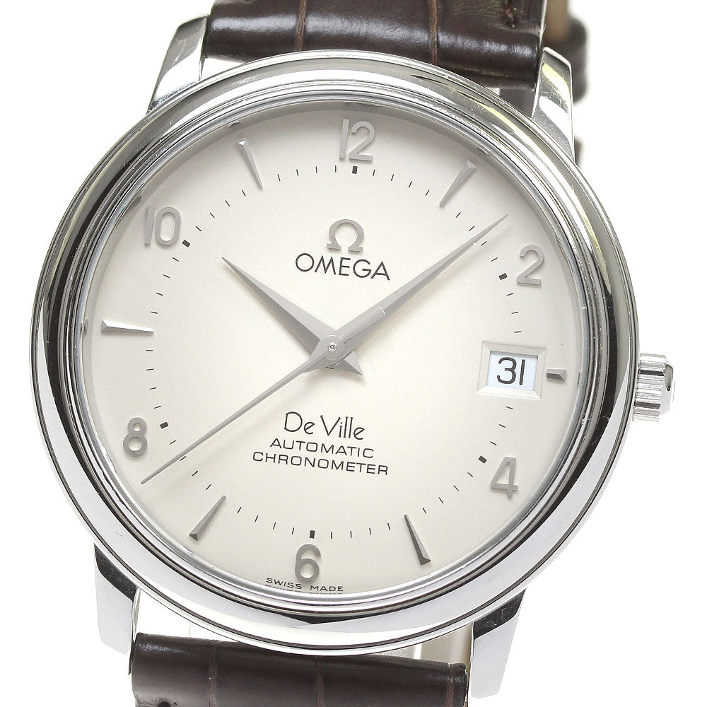 OMEGA De Ville Prestige 4800.30.02 Chronometer Silver Dial Automatic Men's Watch_818473