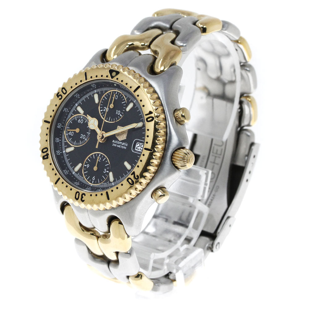 TAG HEUER S/el CG2121-R0 Chronograph black Dial Automatic Men's Watch_818539