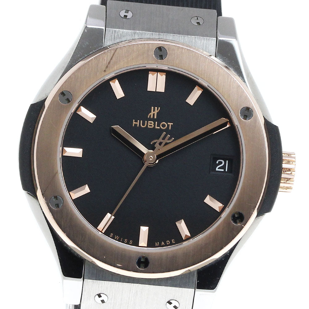HUBLOT Classic Fusion King Gold Titanium 581.NO.1181.RX Quartz Ladies _818780