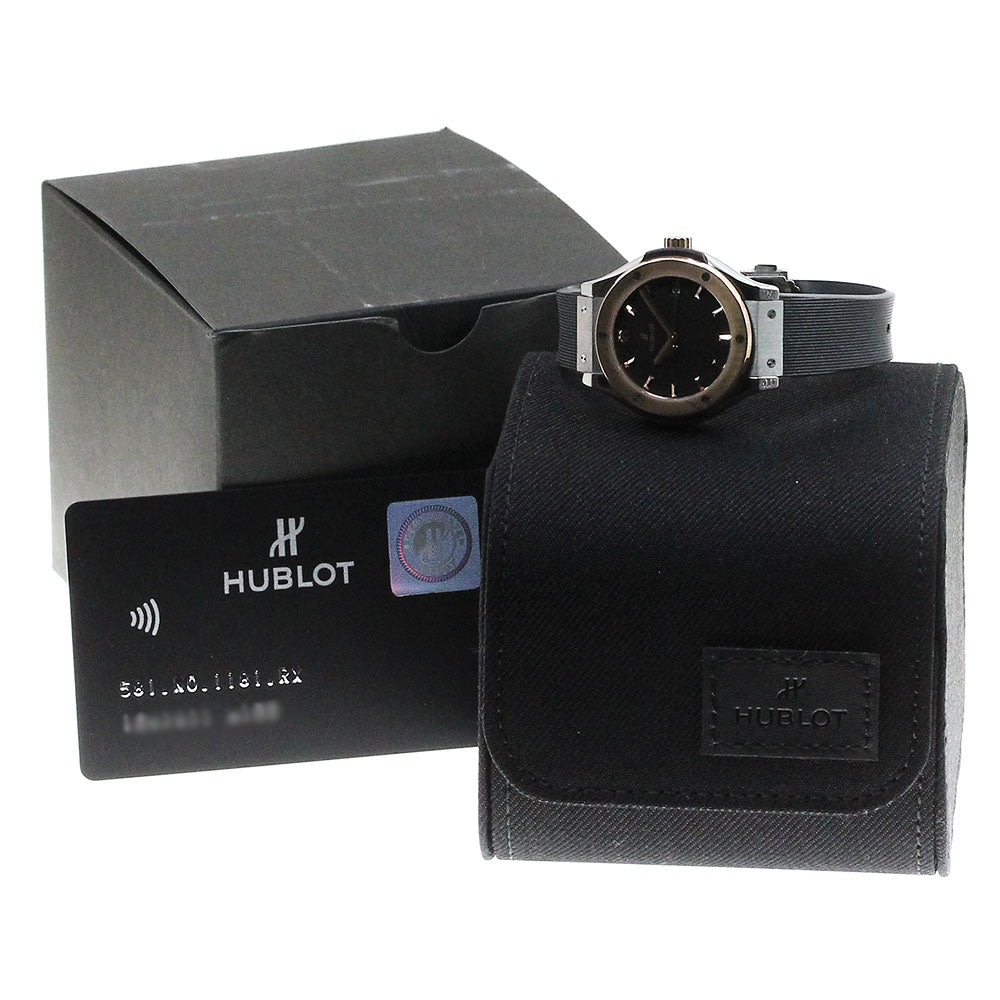 HUBLOT Classic Fusion King Gold Titanium 581.NO.1181.RX Quartz Ladies _818780
