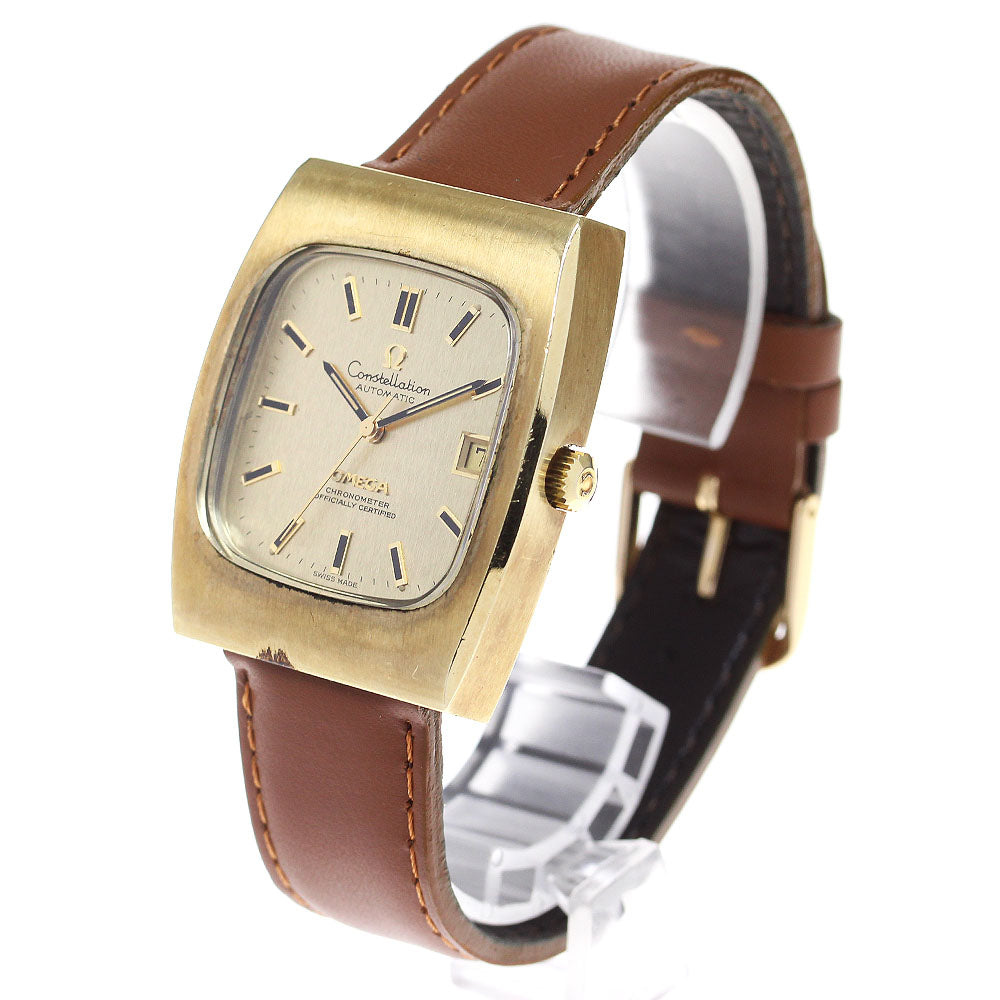 OMEGA Constellation Date gold Dial Automatic Men's Watch_818857