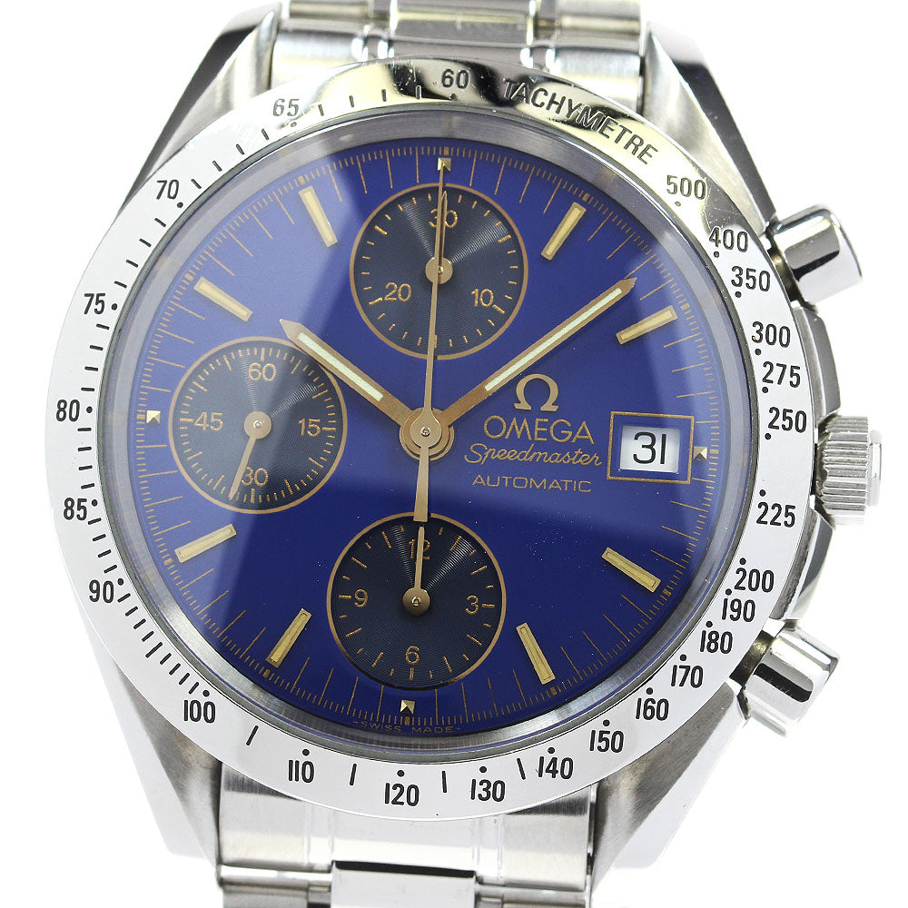 OMEGA Speedmaster 3511.81 Chronograph Blue Dial Automatic Men's Watch_818898
