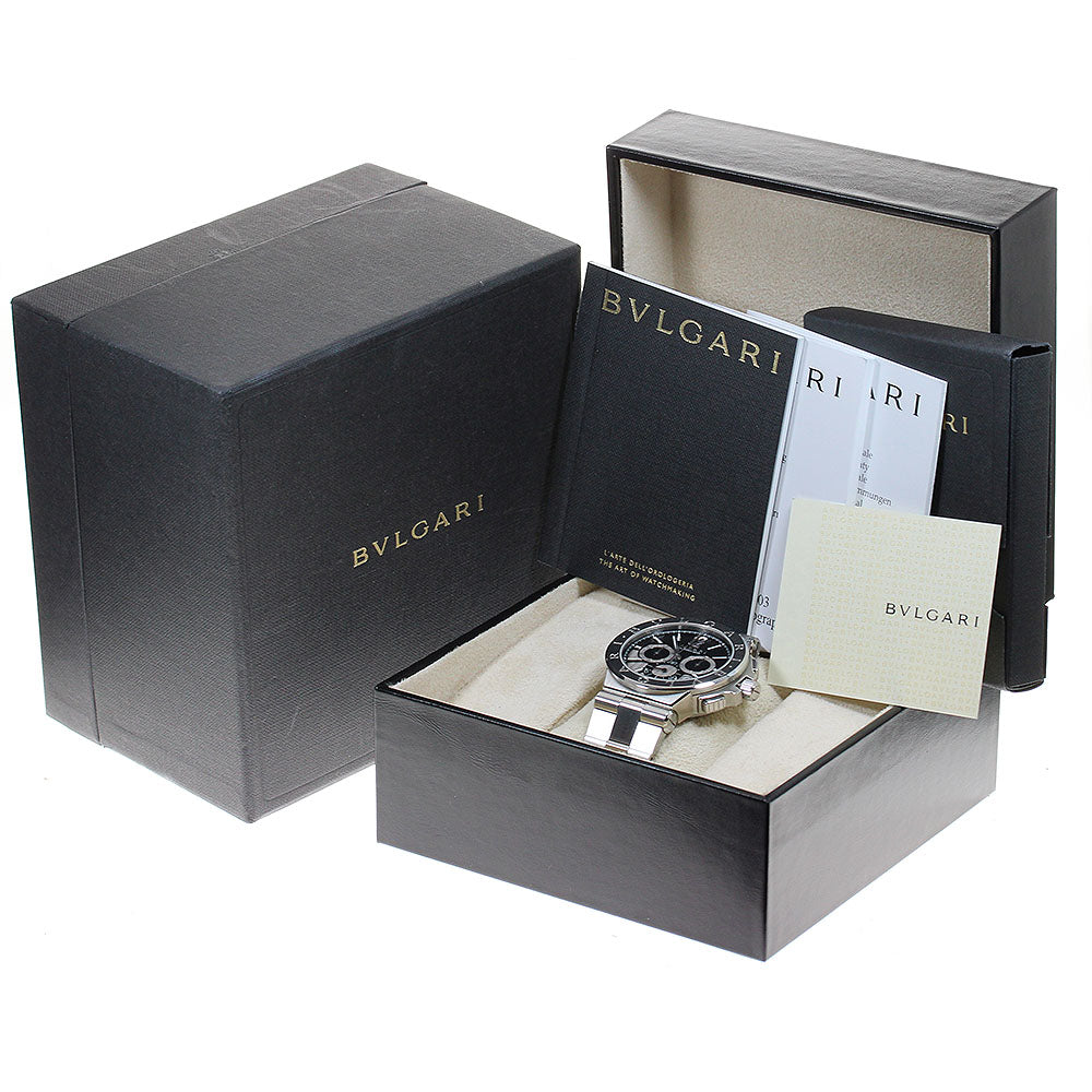 BVLGARI Diagono Caribillo 303 DG42SCH Chronograph Automatic Men's Watch_818902