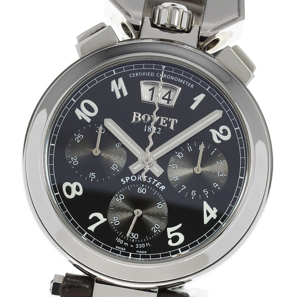 BOVET Sports star C803 Chronograph black Dial Automatic Men's Watch_818942