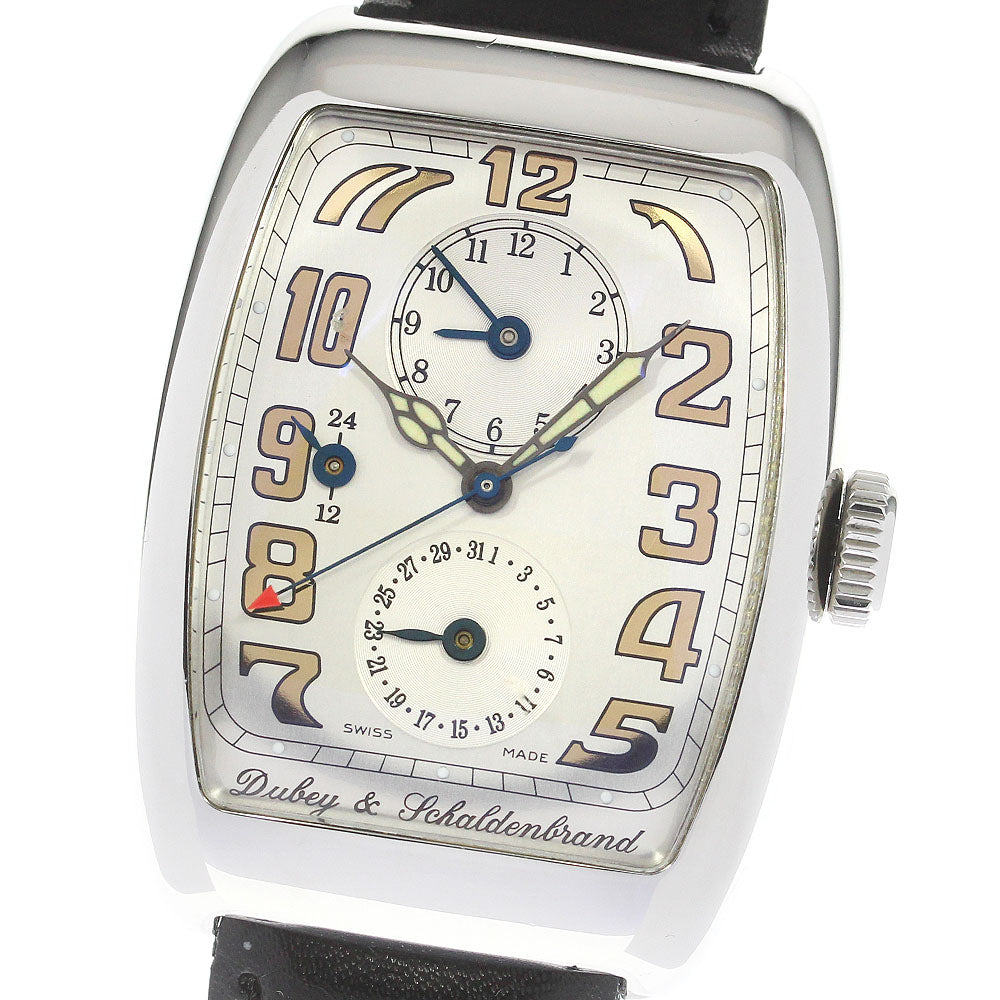 DUBEY & SCHALDENBRAND Aerodene Duo Date Silver Dial Automatic Men's Watch_818951