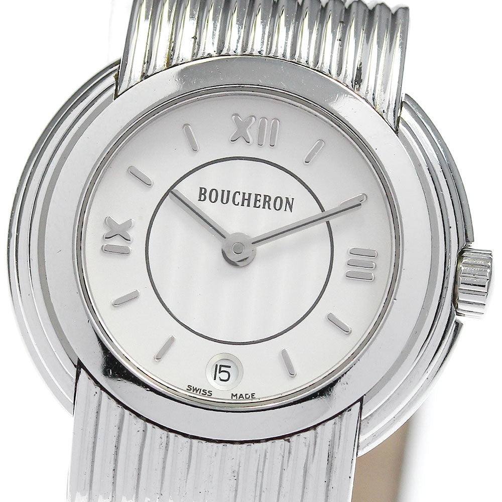 Boucheron Reflation Date Silver Dial Quartz Ladies Watch_819058