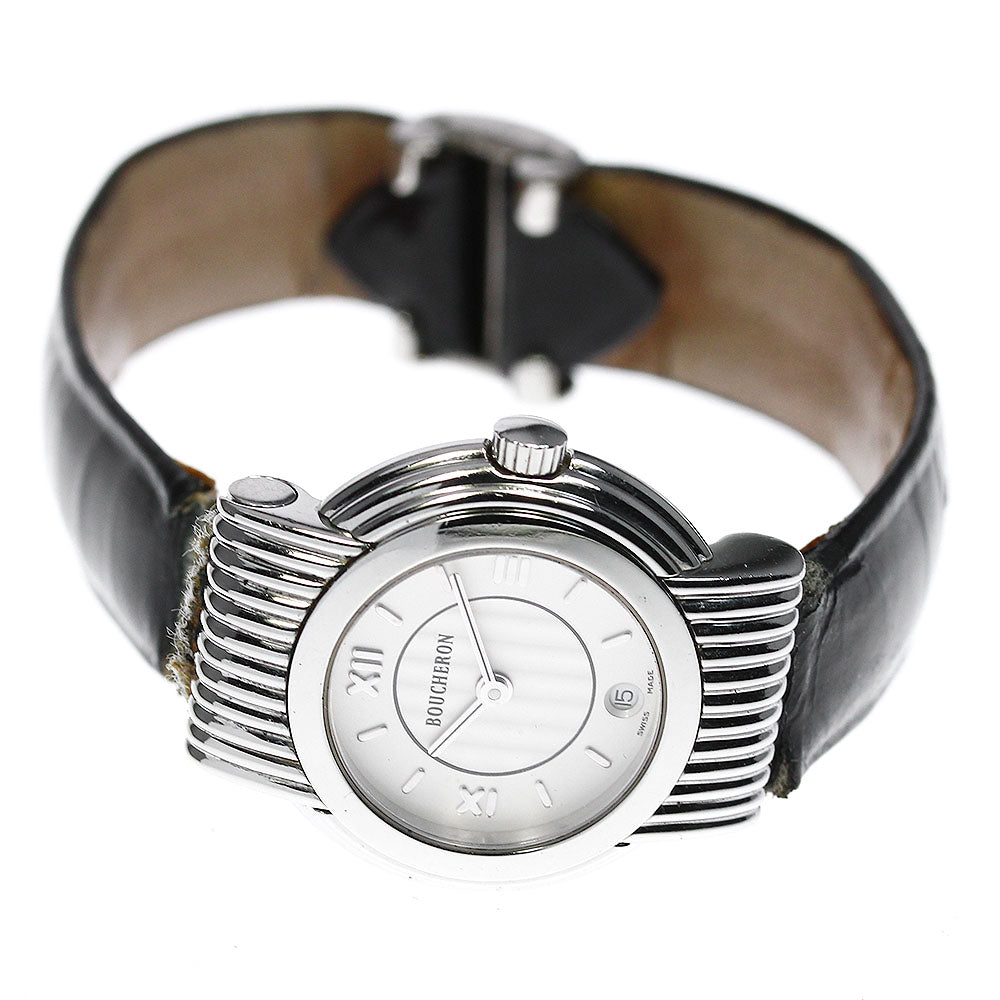 Boucheron Reflation Date Silver Dial Quartz Ladies Watch_819058