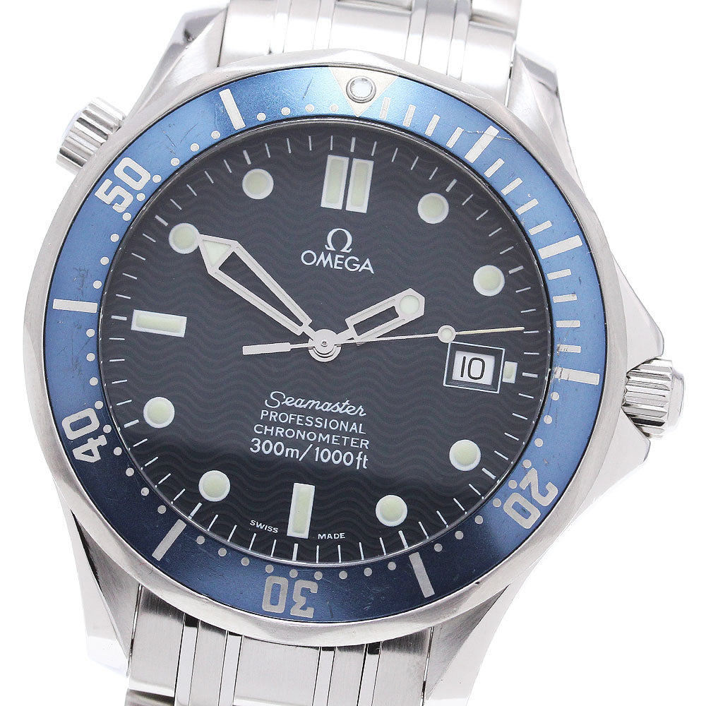 OMEGA Seamaster300 2531.80 Date Navy Dial Automatic Men's Watch_819088
