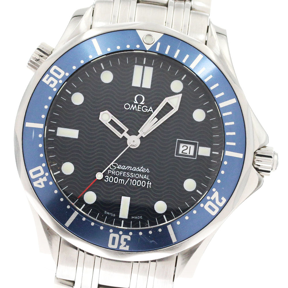 OMEGA Seamaster300 2541.80 Date Navy Dial Quartz Men's Watch_819147