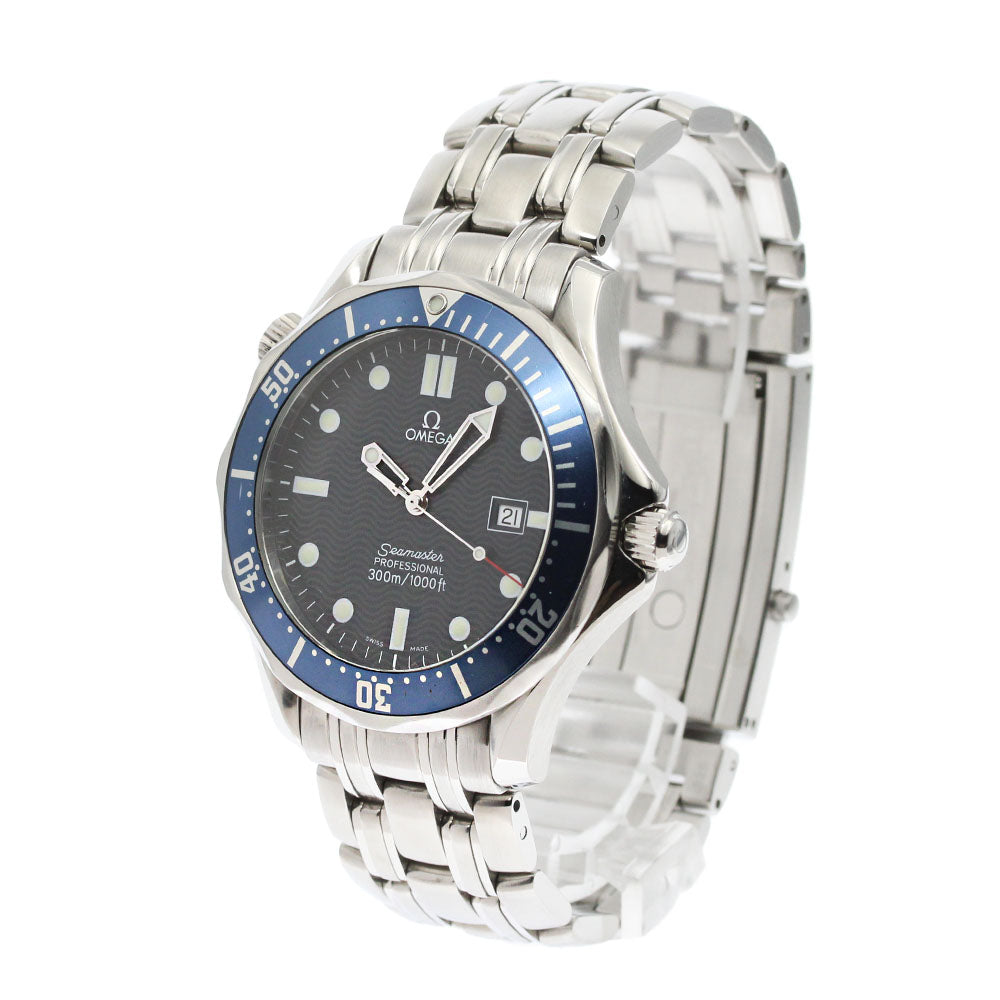 OMEGA Seamaster300 2541.80 Date Navy Dial Quartz Men's Watch_819147