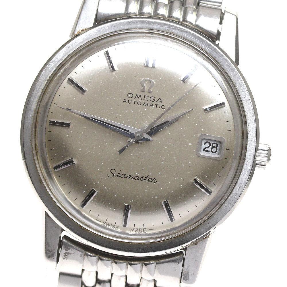 OMEGA Seamaster Ref.166.003 Date Cal.565 Silver Dial AT Men's Watch_819154