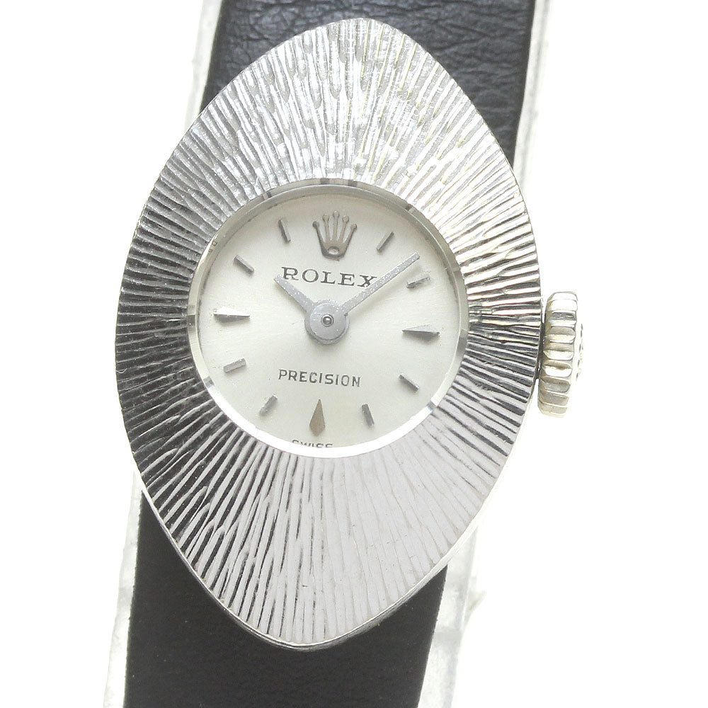 ROLEX K18WG Precision Chameleon cal.1400 Silver Dial Hand Winding Ladies_819176