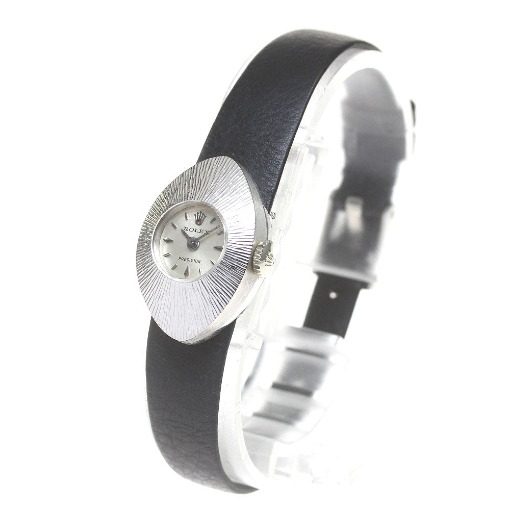 ROLEX K18WG Precision Chameleon cal.1400 Silver Dial Hand Winding Ladies_819176