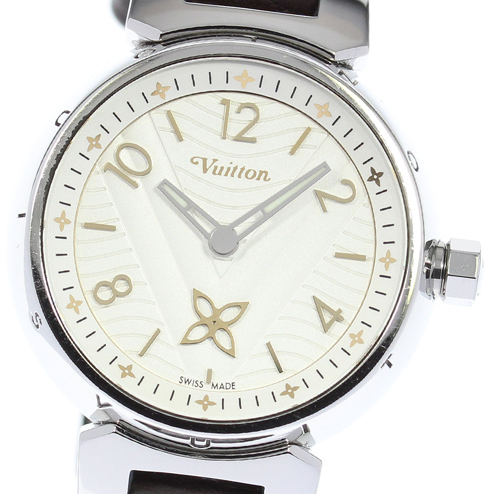 LOUIS VUITTON Tambour New Wave QA091 Small seconds Quartz Ladies_819363