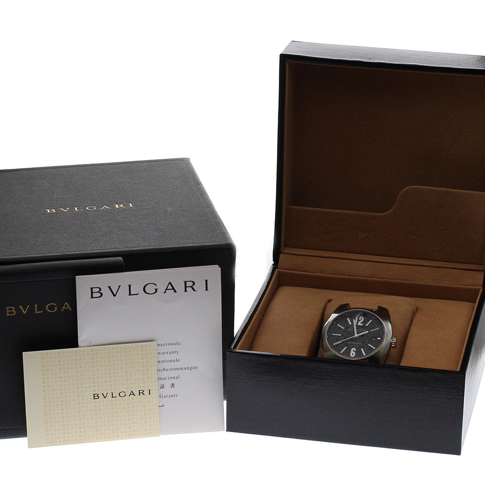 BVLGARI Elgon EG40S Date head black Dial Automatic Men's Watch_819365