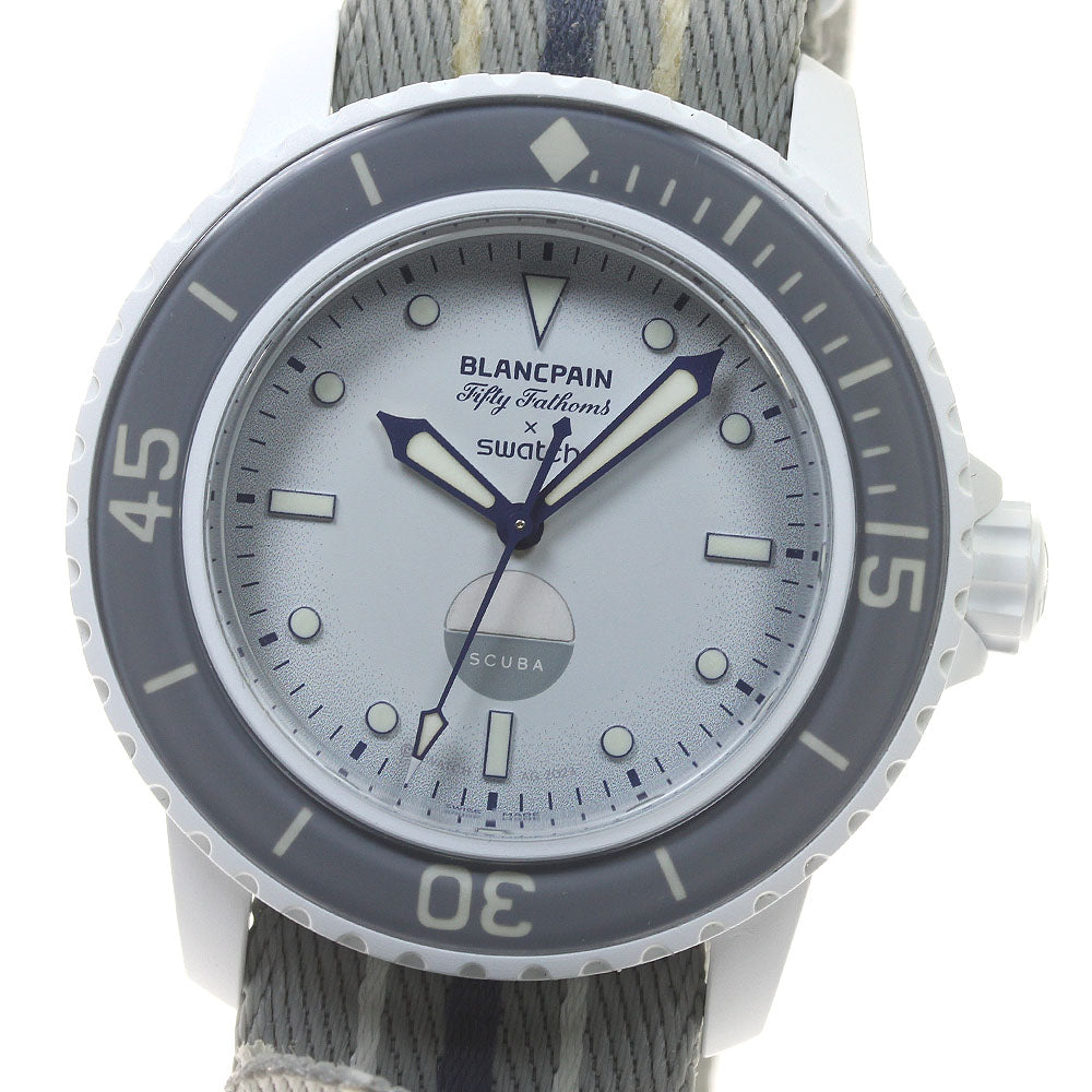 Blancpain x Swatch Fifty Fathoms SO35S100 Automatic Men's Watch_819452