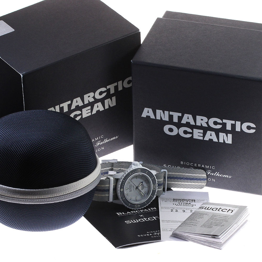 Blancpain x Swatch Fifty Fathoms SO35S100 Automatic Men's Watch_819452