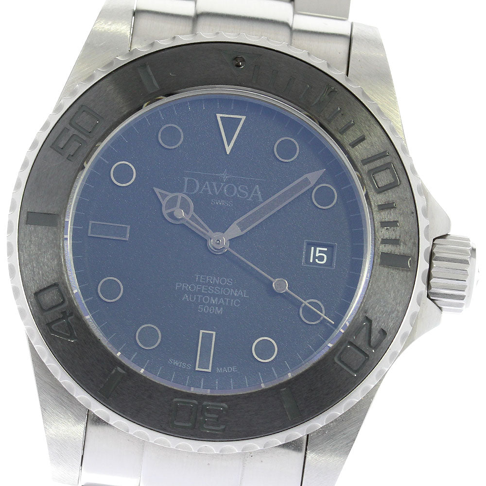 DAVOSA Ternos black suit 161.583.55 Date Black Dial Automatic Men's Watch_819456