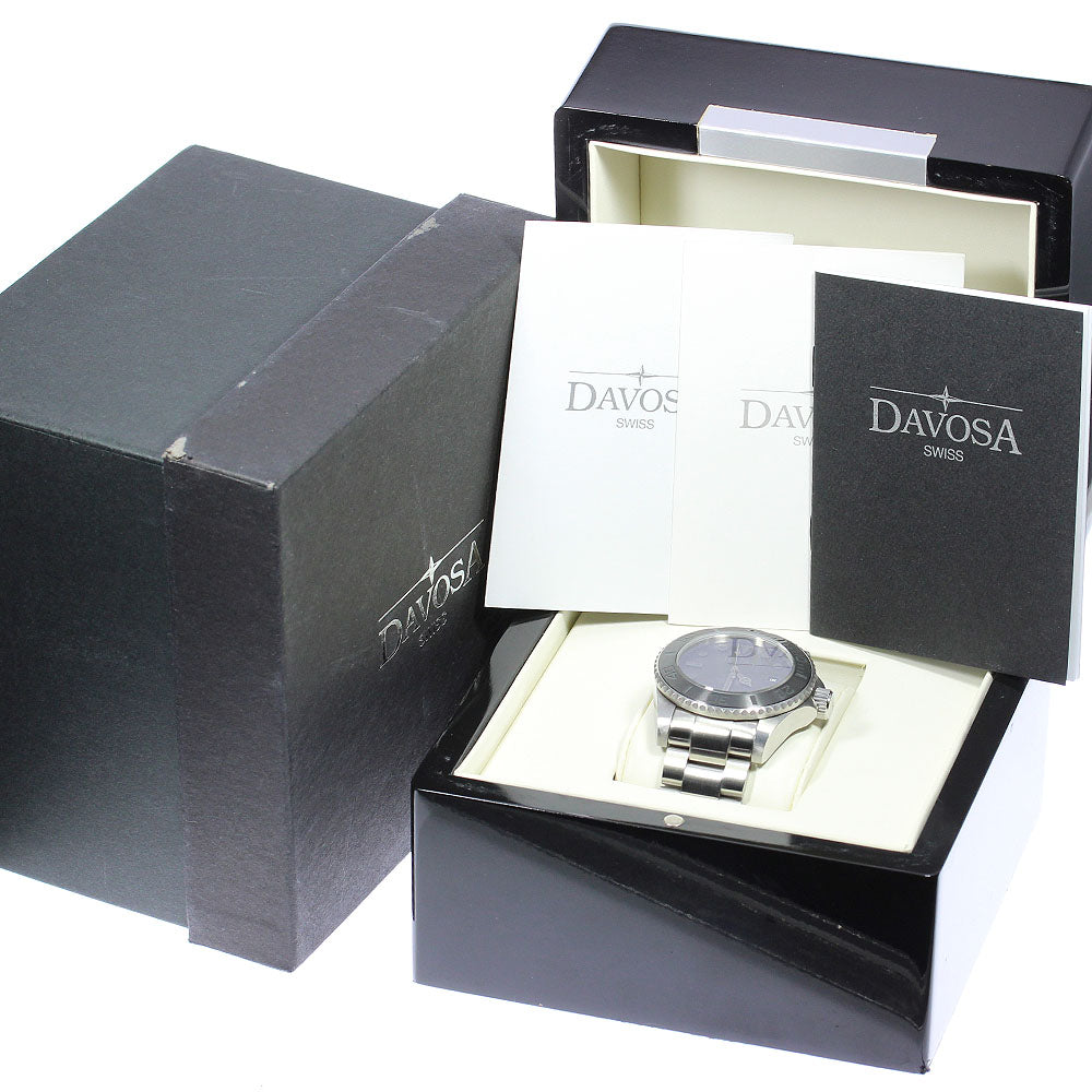 DAVOSA Ternos black suit 161.583.55 Date Black Dial Automatic Men's Watch_819456