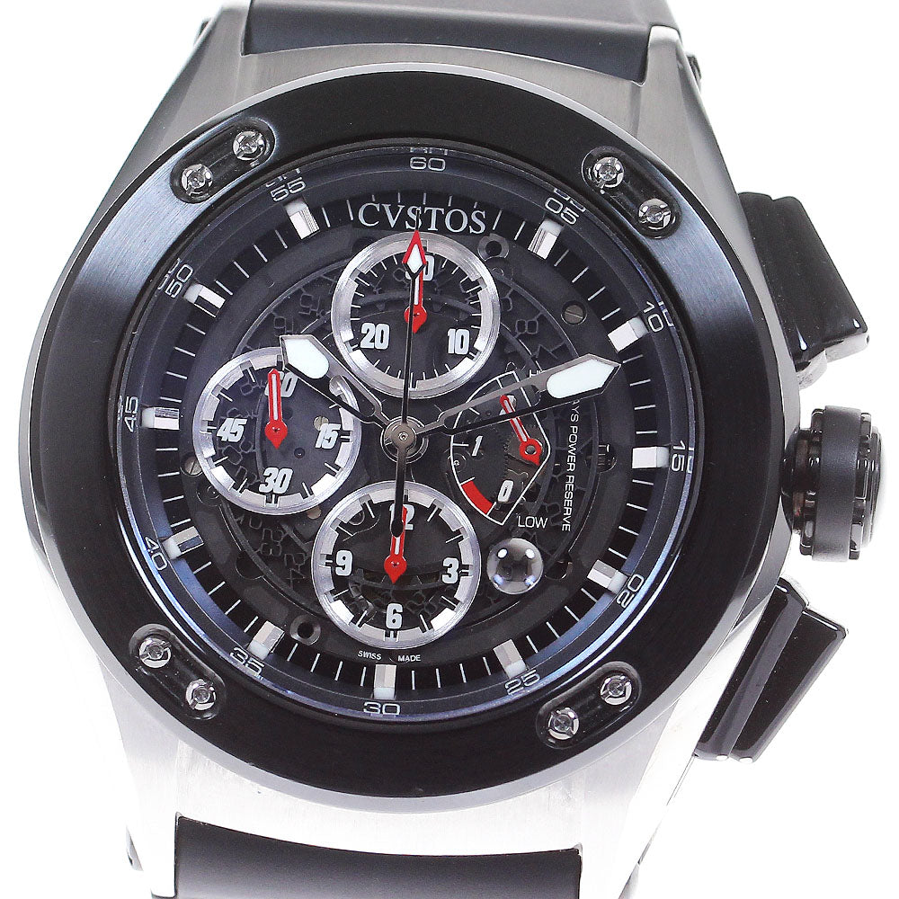 CVSTOS Challenge-R CVR50-CHR Chronograph black Dial Automatic Men's Watch_819476