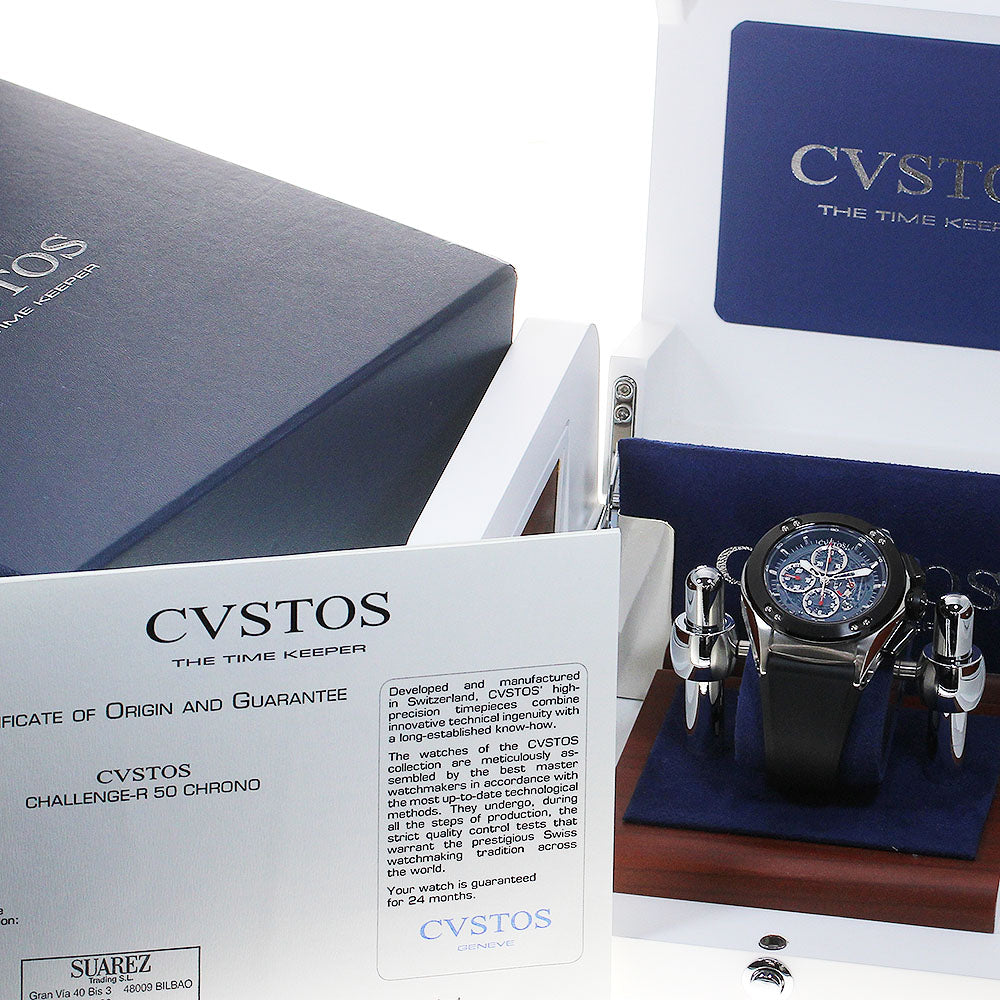 CVSTOS Challenge-R CVR50-CHR Chronograph black Dial Automatic Men's Watch_819476