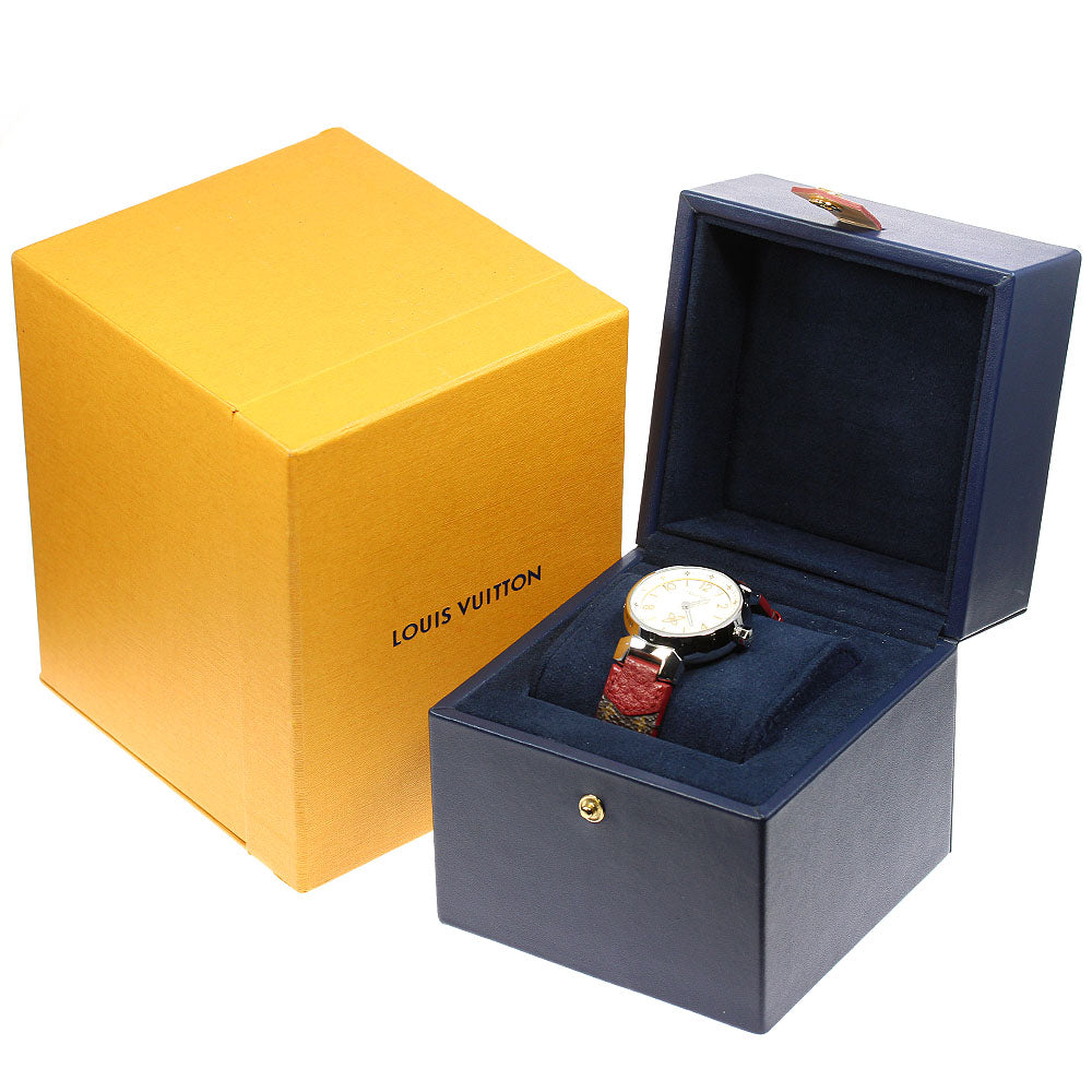 LOUIS VUITTON Tambour New Wave MM QA092 Small seconds Quartz Boy's Watch_819501