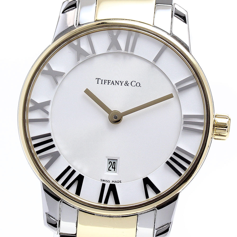 TIFFANY&Co. Atlas Dome Z1830.11.15A21A00A Date Silver Dial Quartz Ladies_819533