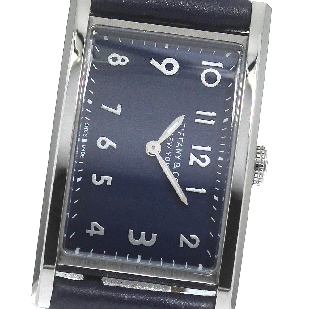 TIFFANY&Co. East West Navy Dial Quartz Ladies Watch_819554