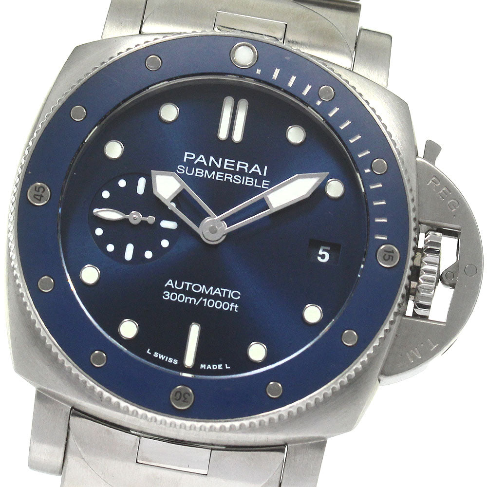 PANERAI Submersible Blue Notte PAM01068 Small seconds Automatic Men's_819608