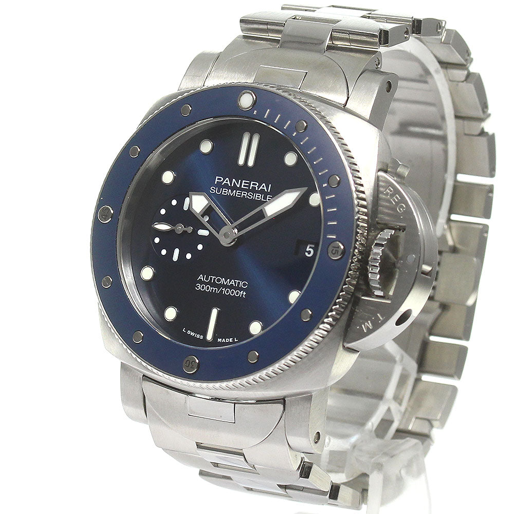 PANERAI Submersible Blue Notte PAM01068 Small seconds Automatic Men's_819608