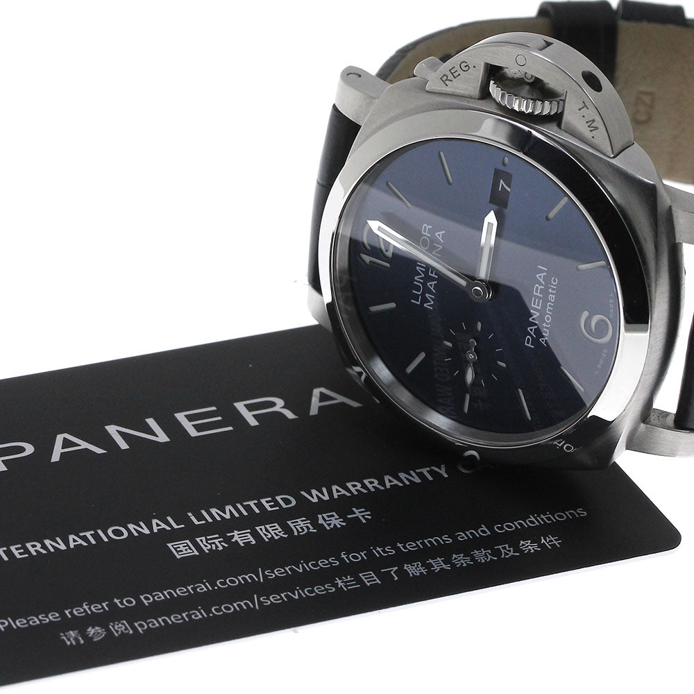 PANERAI Luminor Marina 42mm PAM01393 Navy Dial Automatic Men's Watch_819610