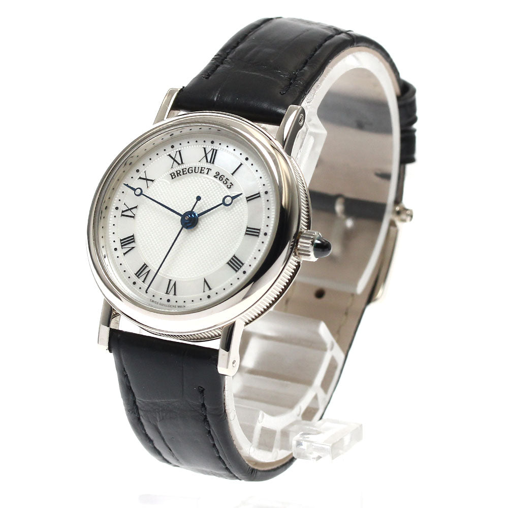 Breguet Classic 8067 K18WG Cal.537/1 White shell Dial Automatic Ladies Watch_819611