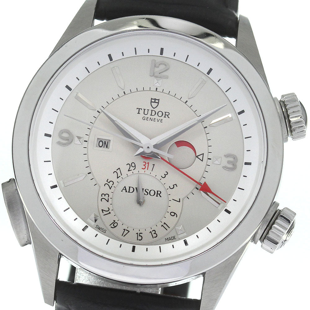 TUDOR Heritage Advisor 79620T Power reserve Silver Dial Automatic Men's Watch_819643