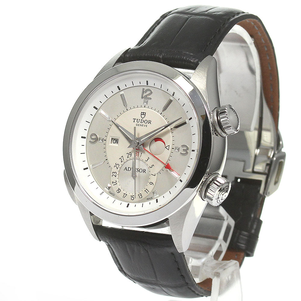 TUDOR Heritage Advisor 79620T Power reserve Silver Dial Automatic Men's Watch_819643