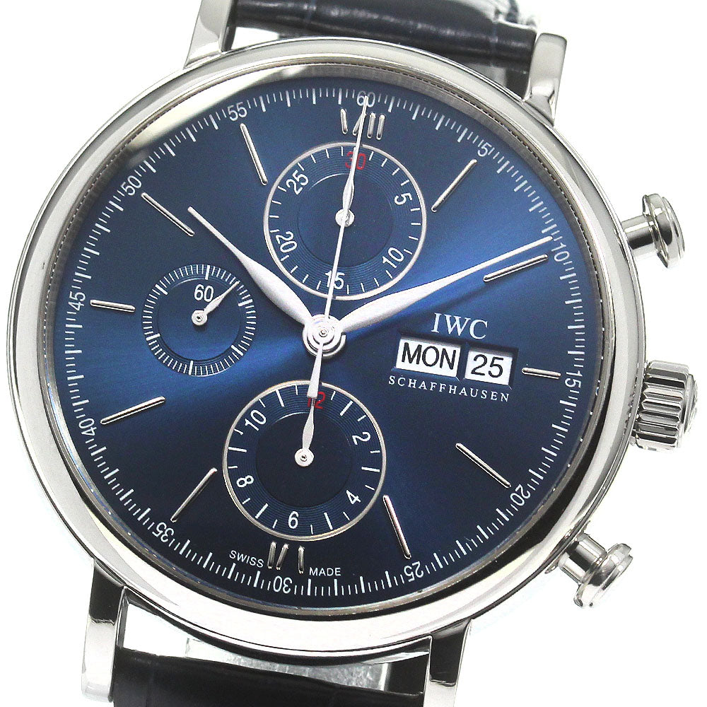 IWC SCHAFFHAUSEN Portofino Chronograph Laureus IW391019 Limited to 2500 pieces worldwide Navy Dial Automatic Men's Watch_819677