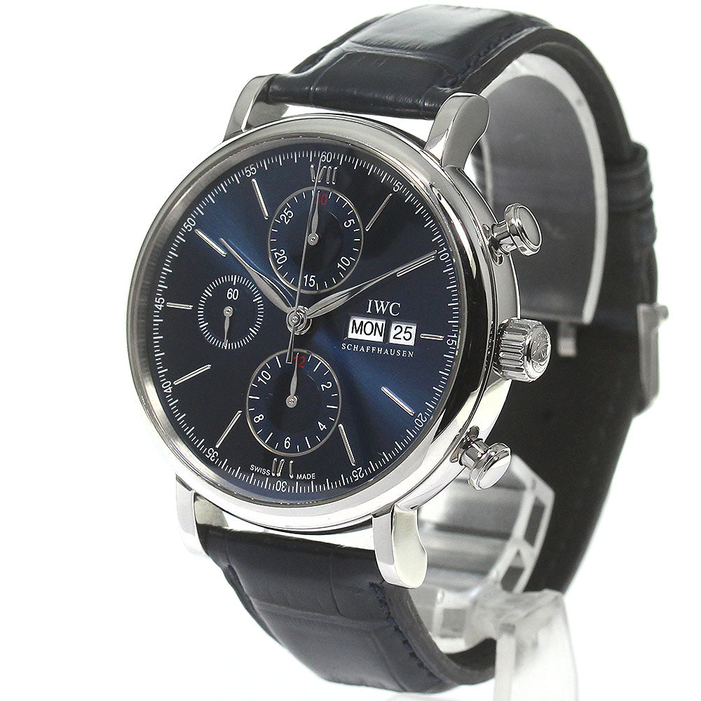 IWC SCHAFFHAUSEN Portofino Chronograph Laureus IW391019 Limited to 2500 pieces worldwide Navy Dial Automatic Men's Watch_819677