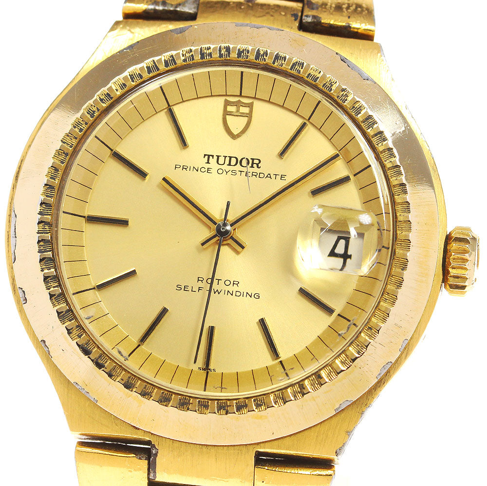 TUDOR Prince Oyster Date 9101/1 cal.2784 Gold Dial Automatic Men's Watch_819731