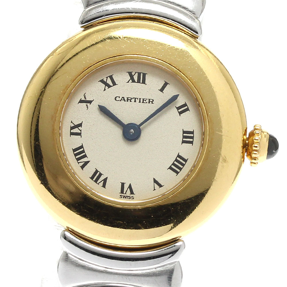 CARTIER Coudray Colise W40001F2 18K Yellow Gold Quartz Ladies Watch_819815