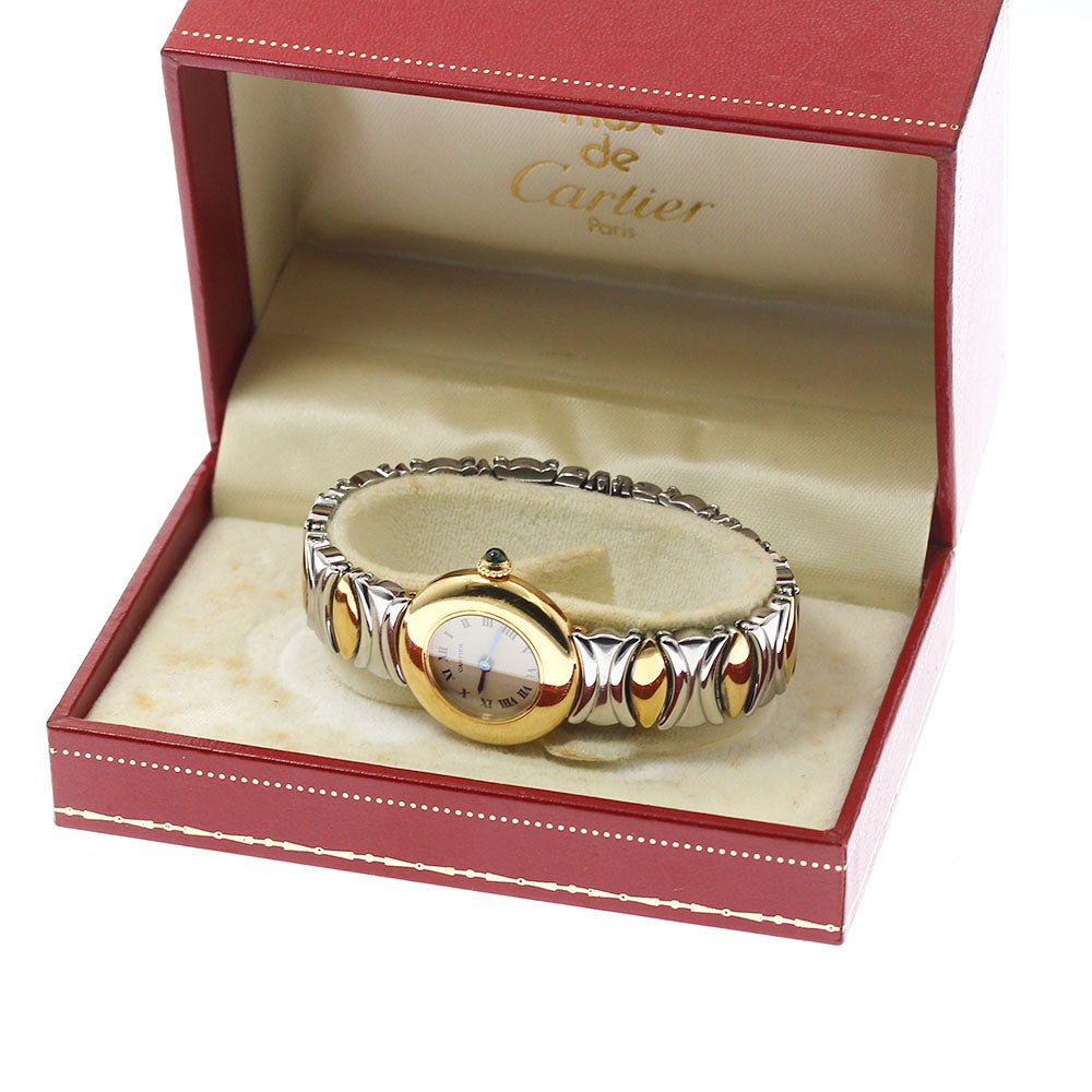 CARTIER Coudray Colise W40001F2 18K Yellow Gold Quartz Ladies Watch_819815