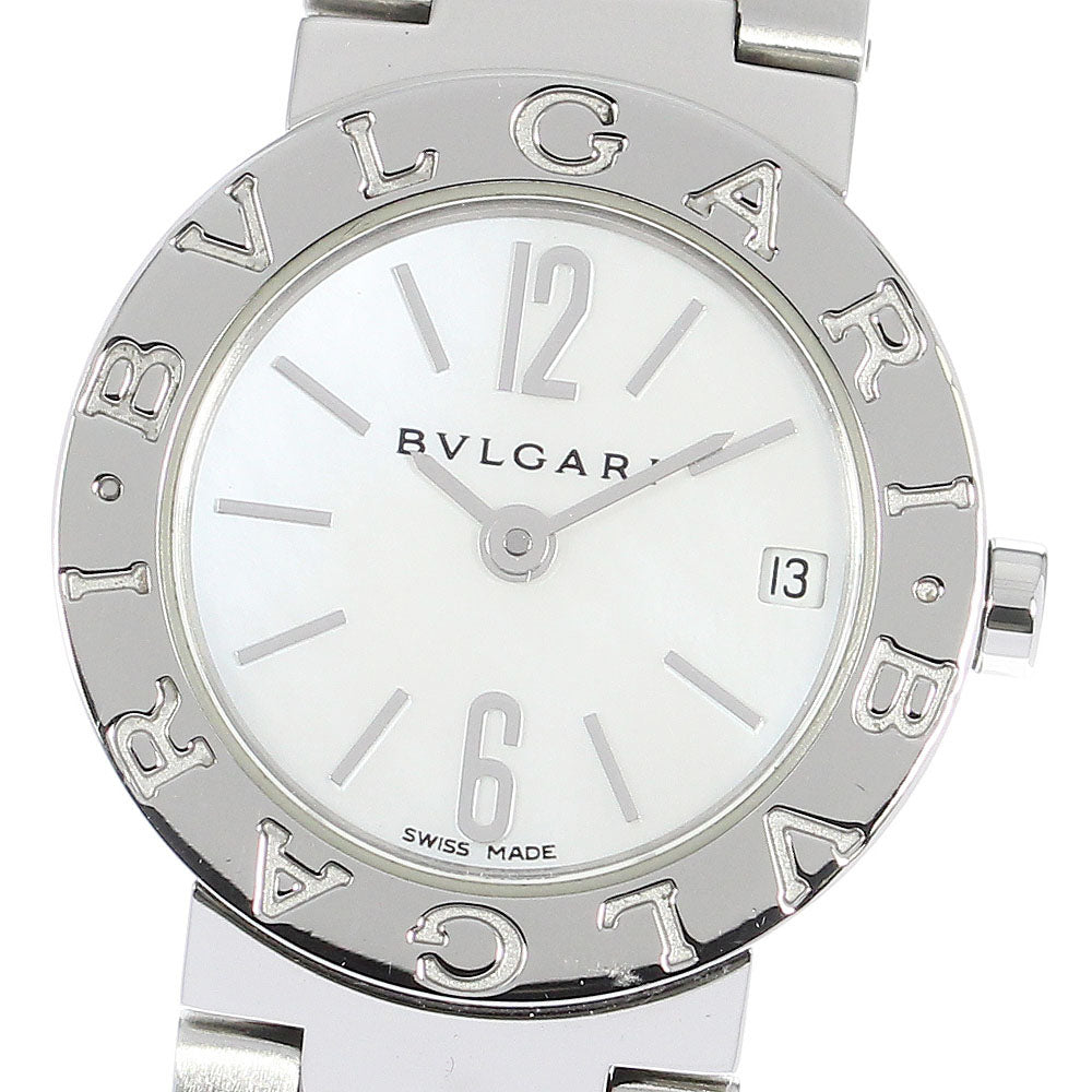BVLGARI BVLGARIBVLGARI BB23SS Date White shell Dial Quartz Ladies Watch_819905