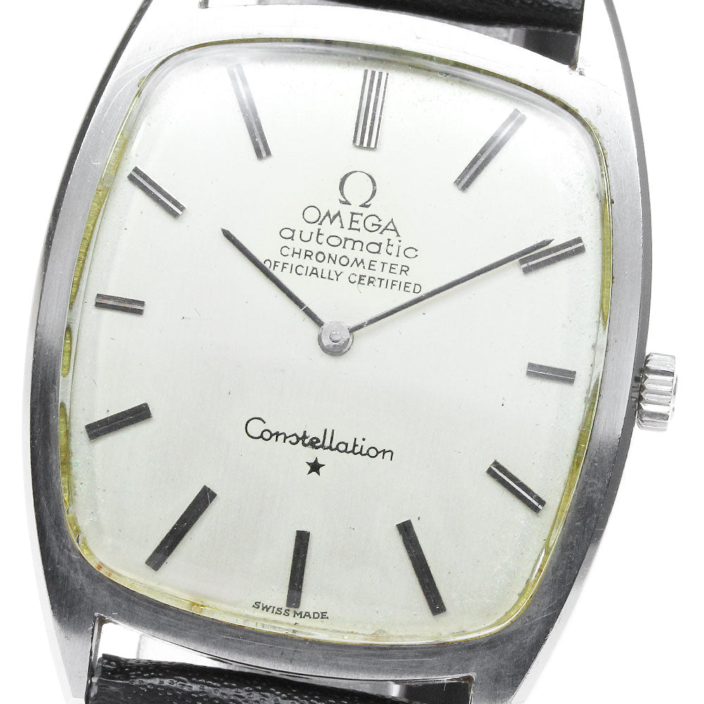OMEGA Constellation 153.014 cal.711 square Silver Dial AT Men's Watch_819971